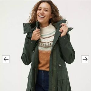 NWT Fat Face Navy Tiegan Winter Waterproof Coat, Jacket